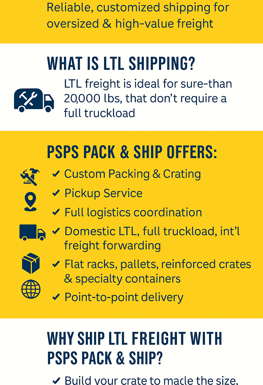 LTL Freight Vertical Banner